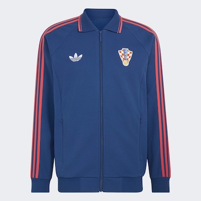 ADIDAS PERFORMANCE Sports sweat jacket 'Croatia Away Anthem' in XS in Blue / Red / White, Item view