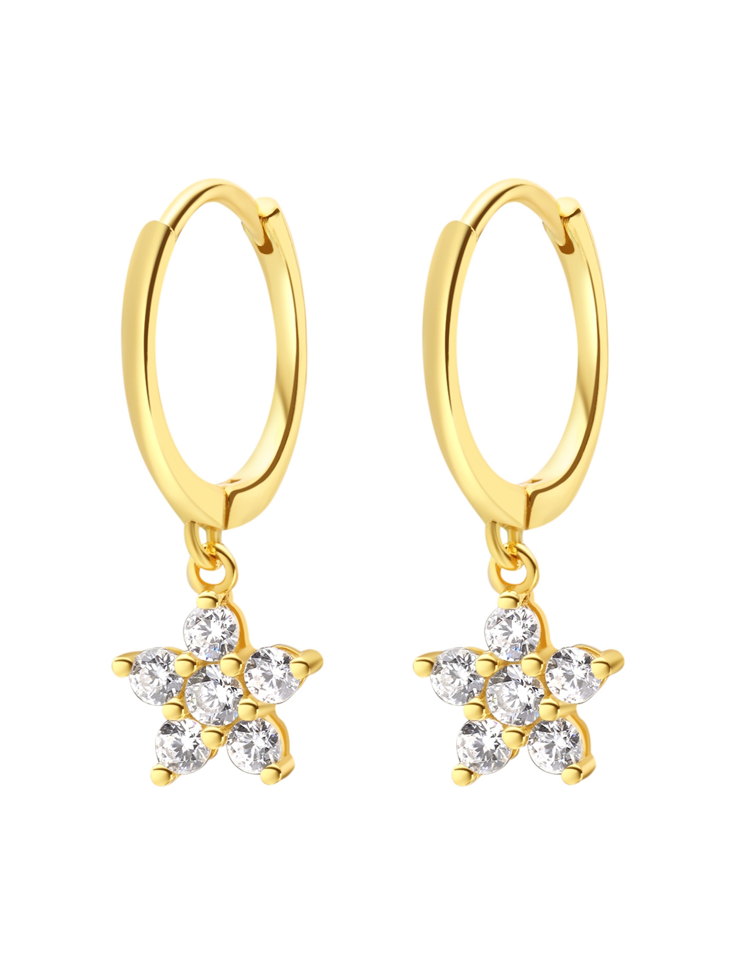 Hey Happiness Earrings 'Floweret' in Gold