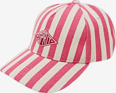 ESPRIT Cap in ecru / fuchsia / schwarz, Produktansicht