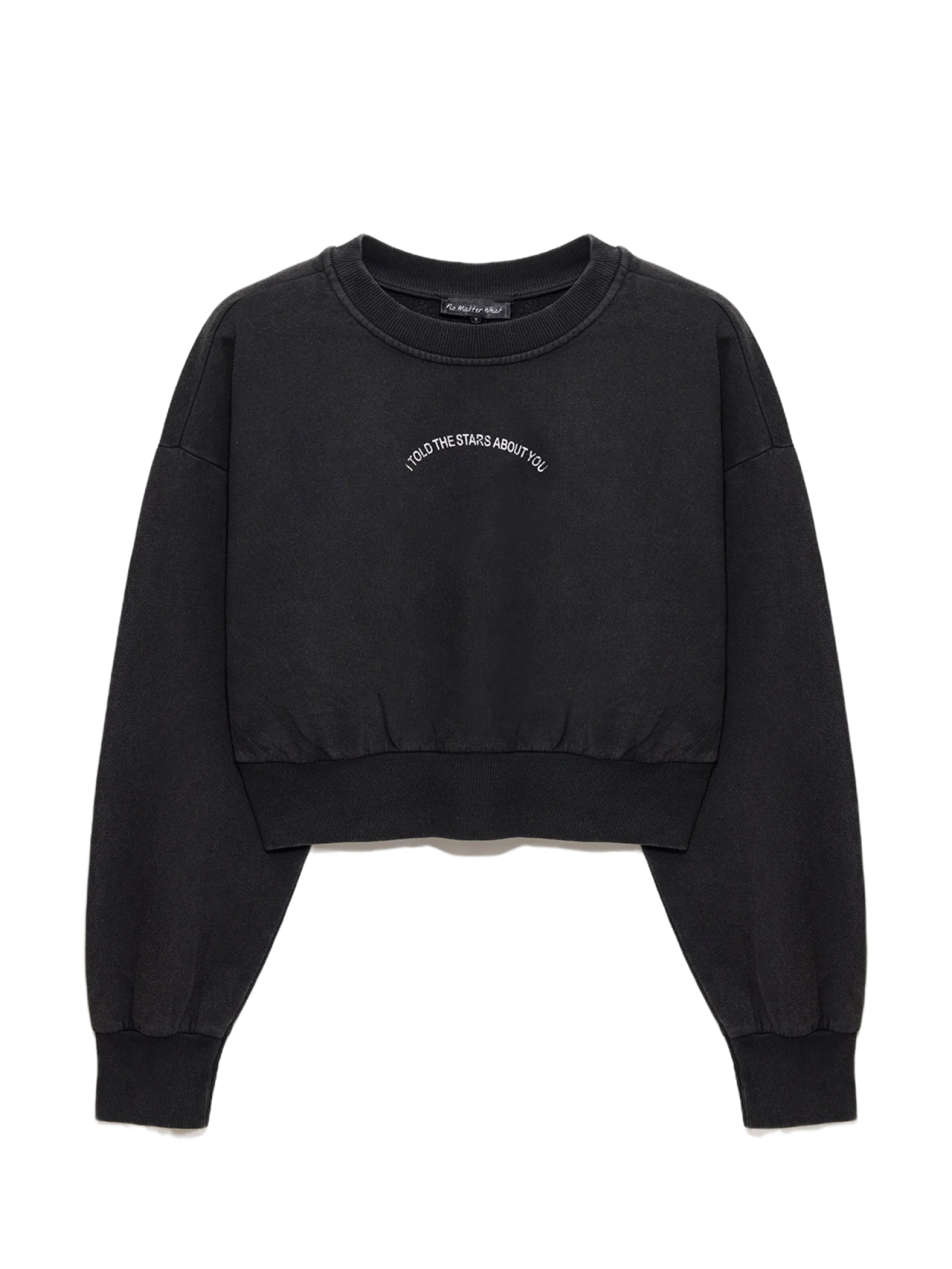 No Matter What Sweatshirt in Black: front