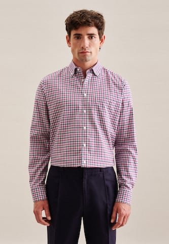 SEIDENSTICKER Regular fit Business Shirt 'Smart Essentials' in Pink: front