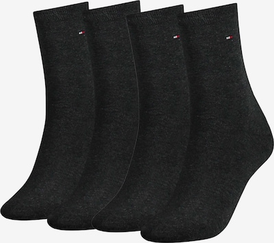 TOMMY HILFIGER Socken in anthrazit / rot / weiß, Produktansicht