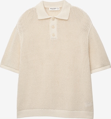 Pull&Bear Paita värissä valkoinen: etupuoli