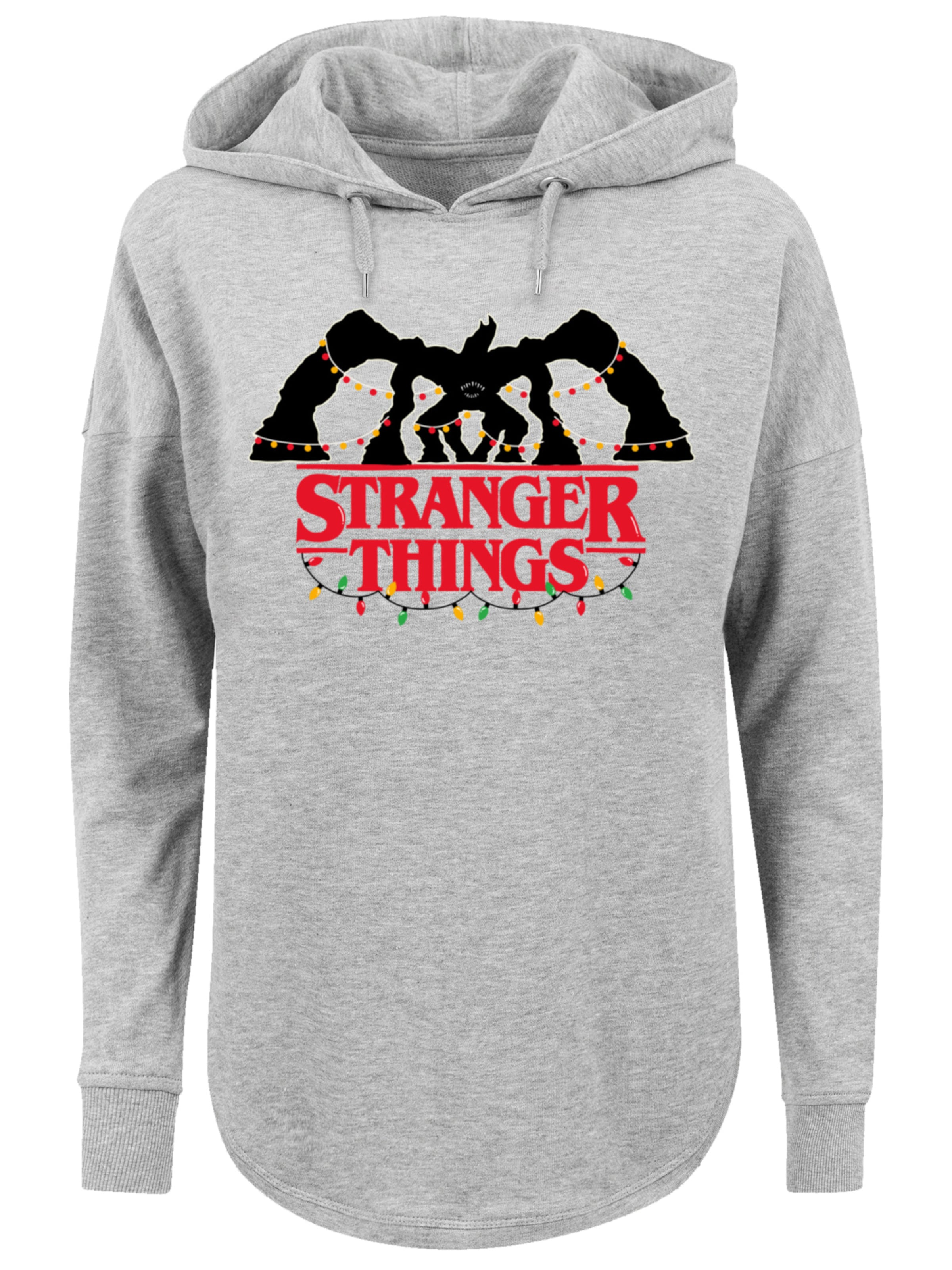 F4NT4STIC Sweatshirt in Grijs: voorkant