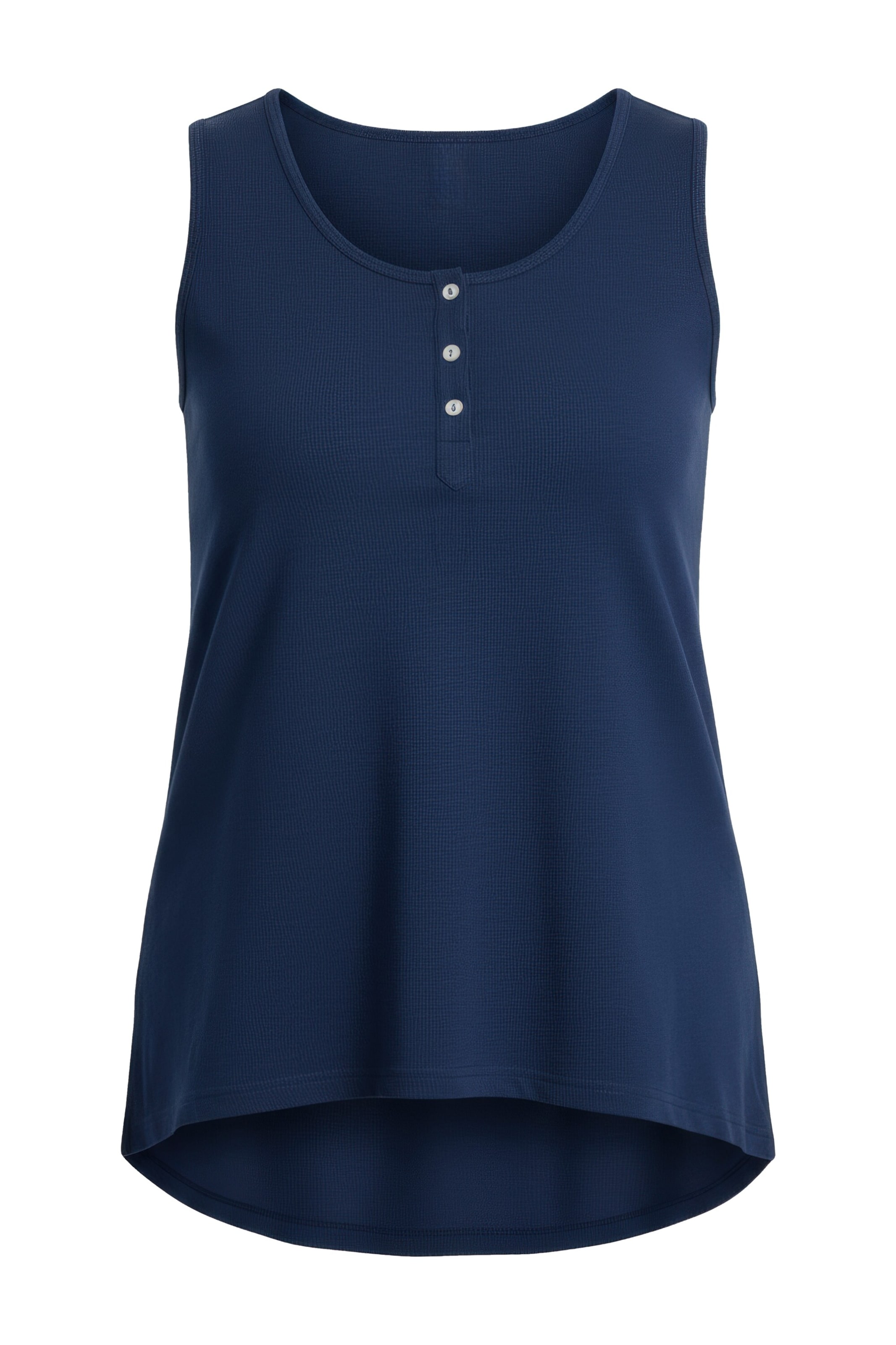 Angel of Style Top in Blue: front