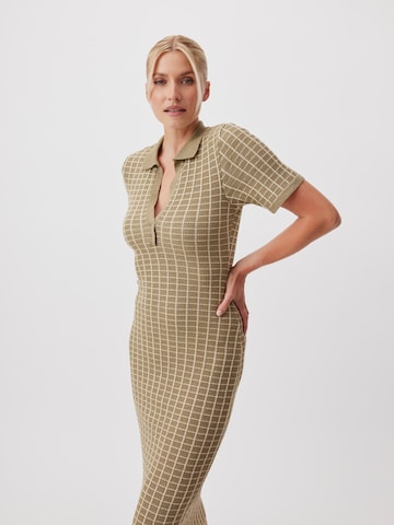 LeGer by Lena Gercke Knitted dress 'Anaida' in Green: front