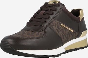 MICHAEL Michael Kors Sneaker low 'ALLIE' i brun: forside