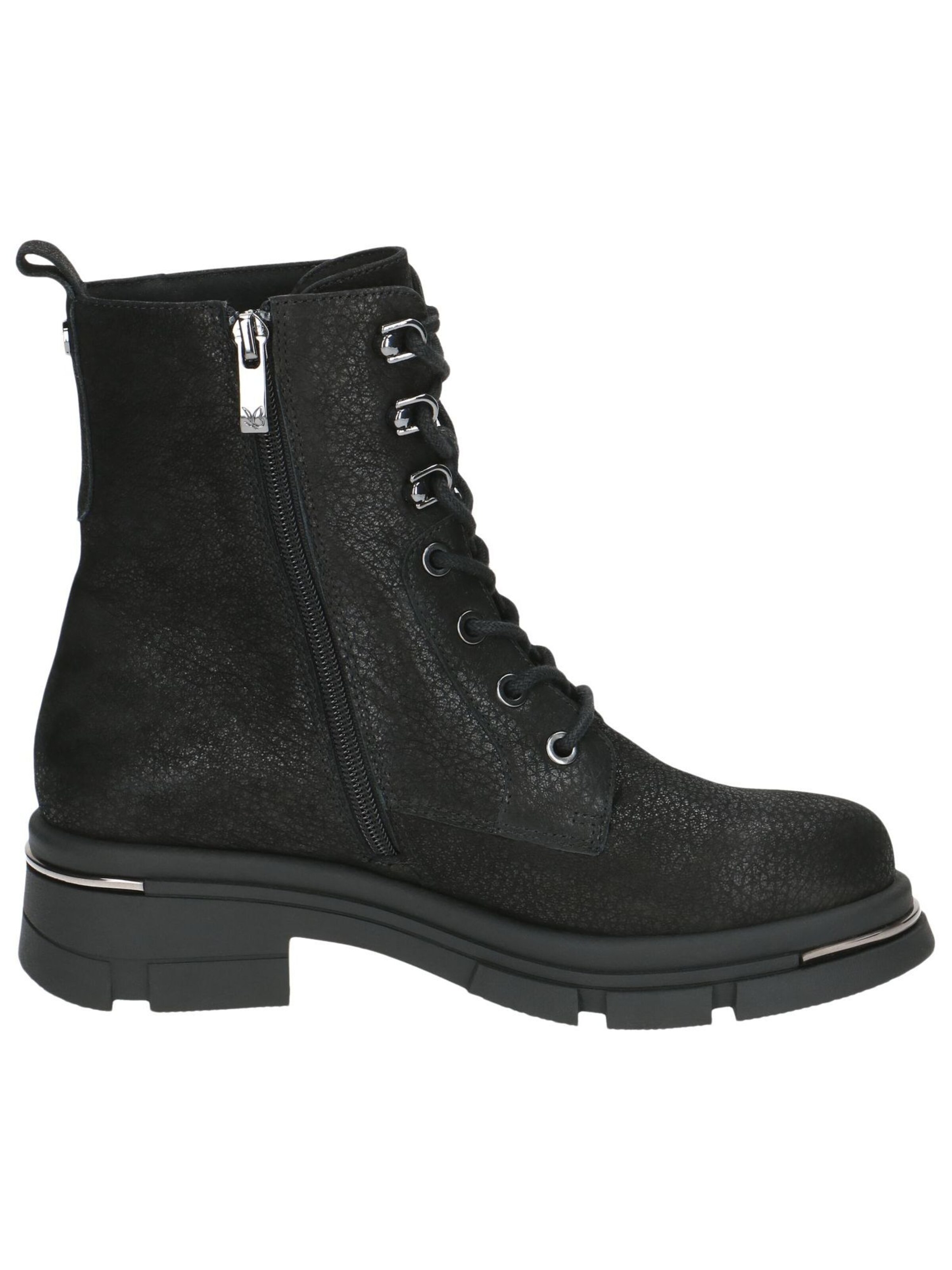 CAPRICE Schnürstiefelette in Schwarz
