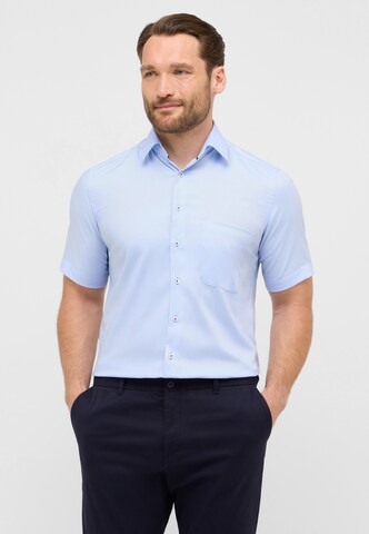ETERNA Comfort Fit Hemd in Blau: Vorderseite