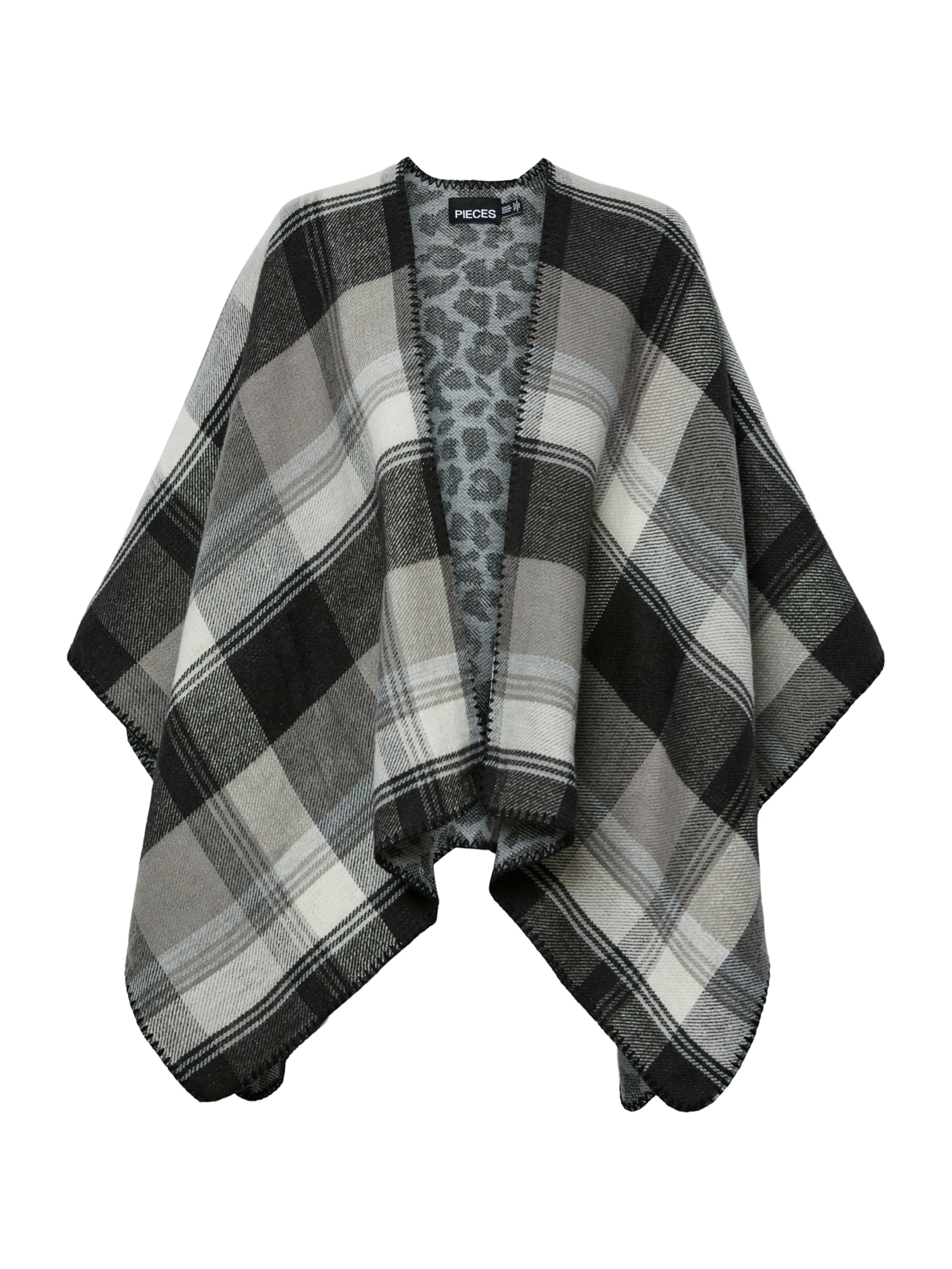 Capă 'PCJALINA' de la PIECES pe gri: față