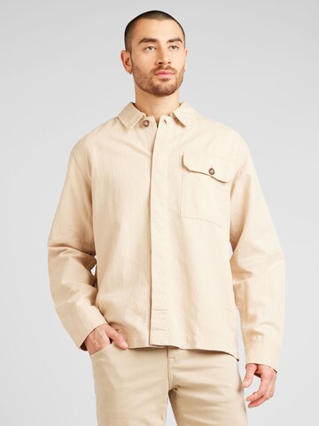 Veste mi-saison 'DAYTON' MUSTANG en beige : devant