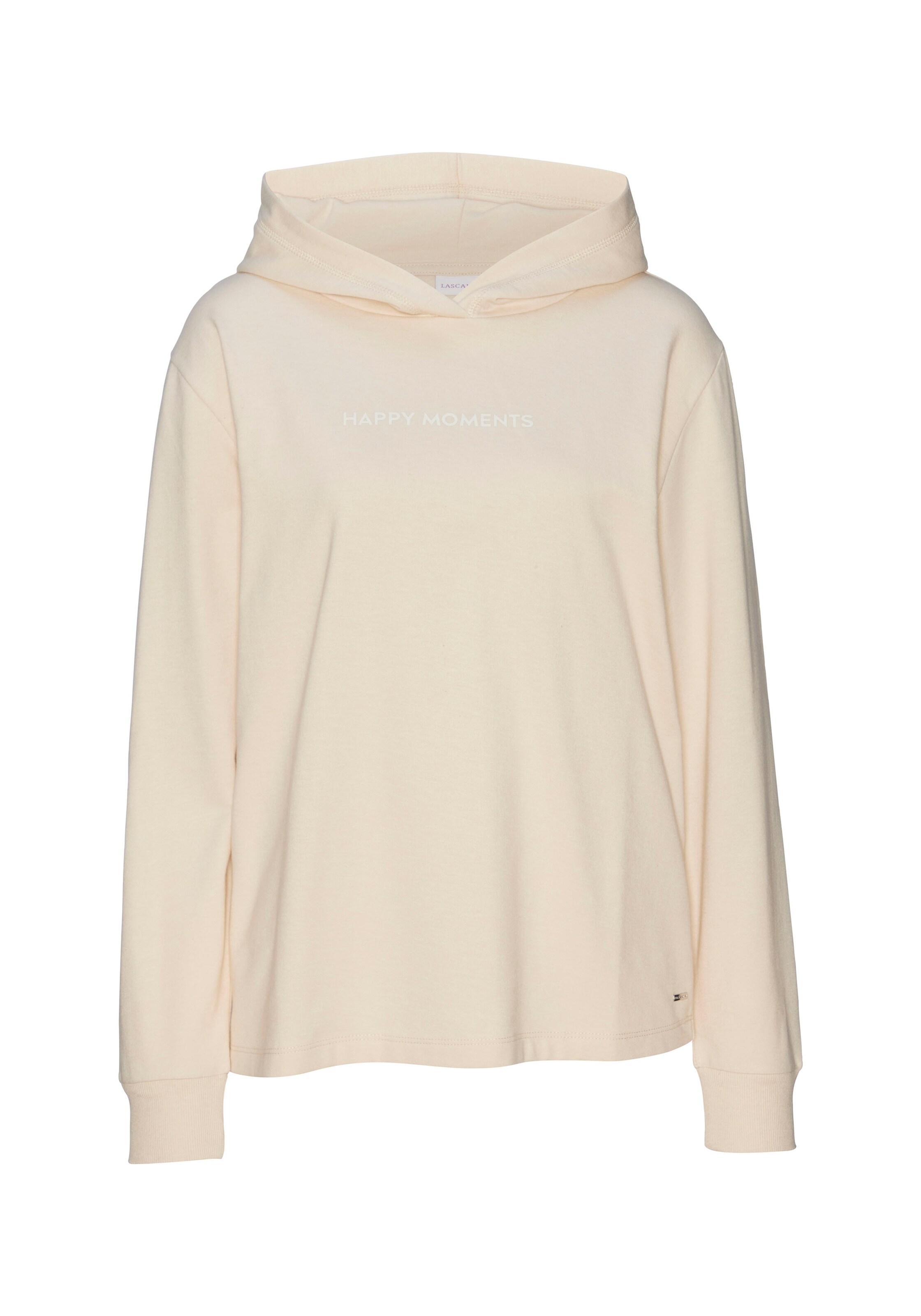 LASCANA Sweatshirt in Beige: front