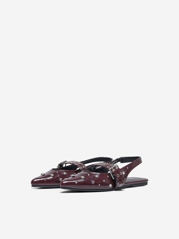 ONLY - Bailarinas con hebilla 'ONLaura-5' en rojo