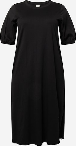 KAFFE CURVE Φόρεμα 'Erna' σε μαύρο: μπροστά