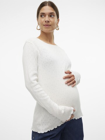 Vero Moda Maternity Shirt in Wit: voorkant