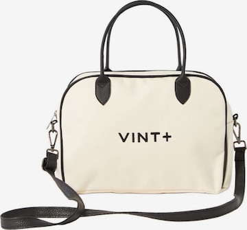 VINT+ Handbag 'Bowling Bag' in Beige: front