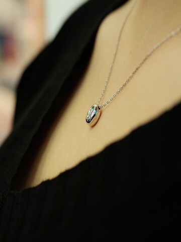 EinStein Diamant Necklace in Silver