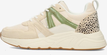 Baskets basses 'Carocel' POSH by Poelman en beige : devant