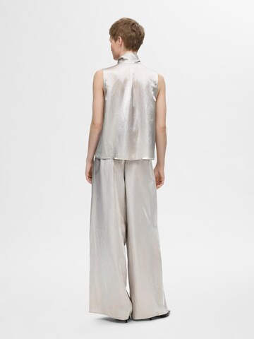 Chemisier 'SLFSELENE' SELECTED FEMME en gris
