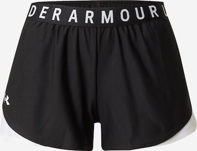 UNDER ARMOUR Pantalon de sport 'Play Up' en noir / blanc, Vue avec produit