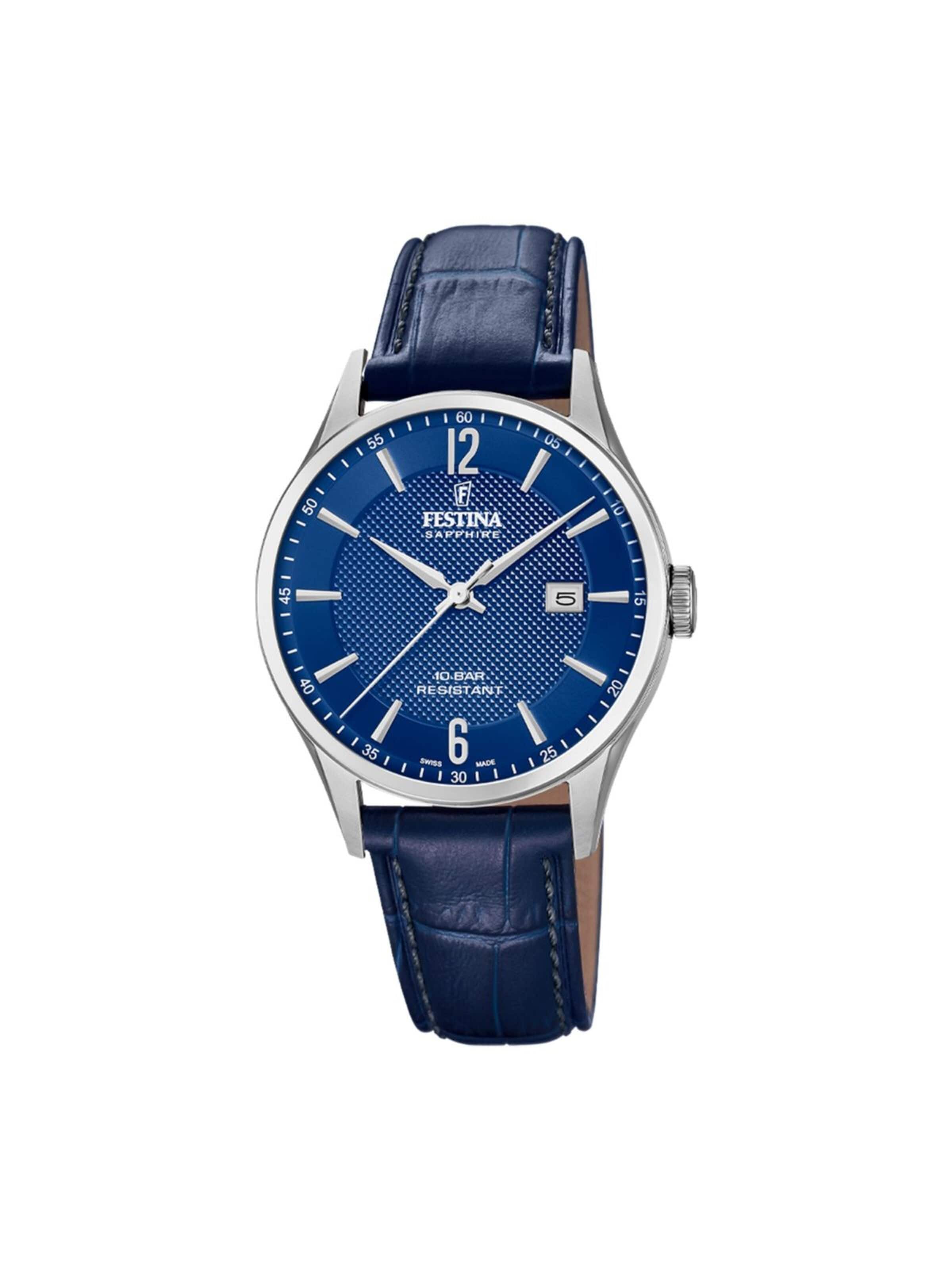 FESTINA Analoog horloge in Blauw: voorkant