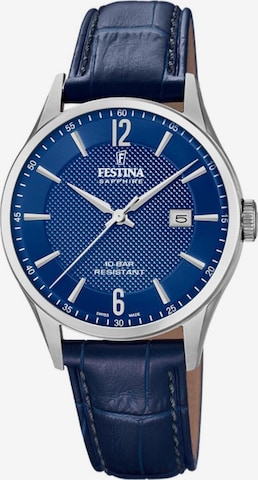 FESTINA Analoog horloge in Blauw: voorkant