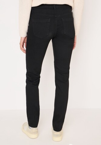 CECIL Slimfit Jeans in Schwarz