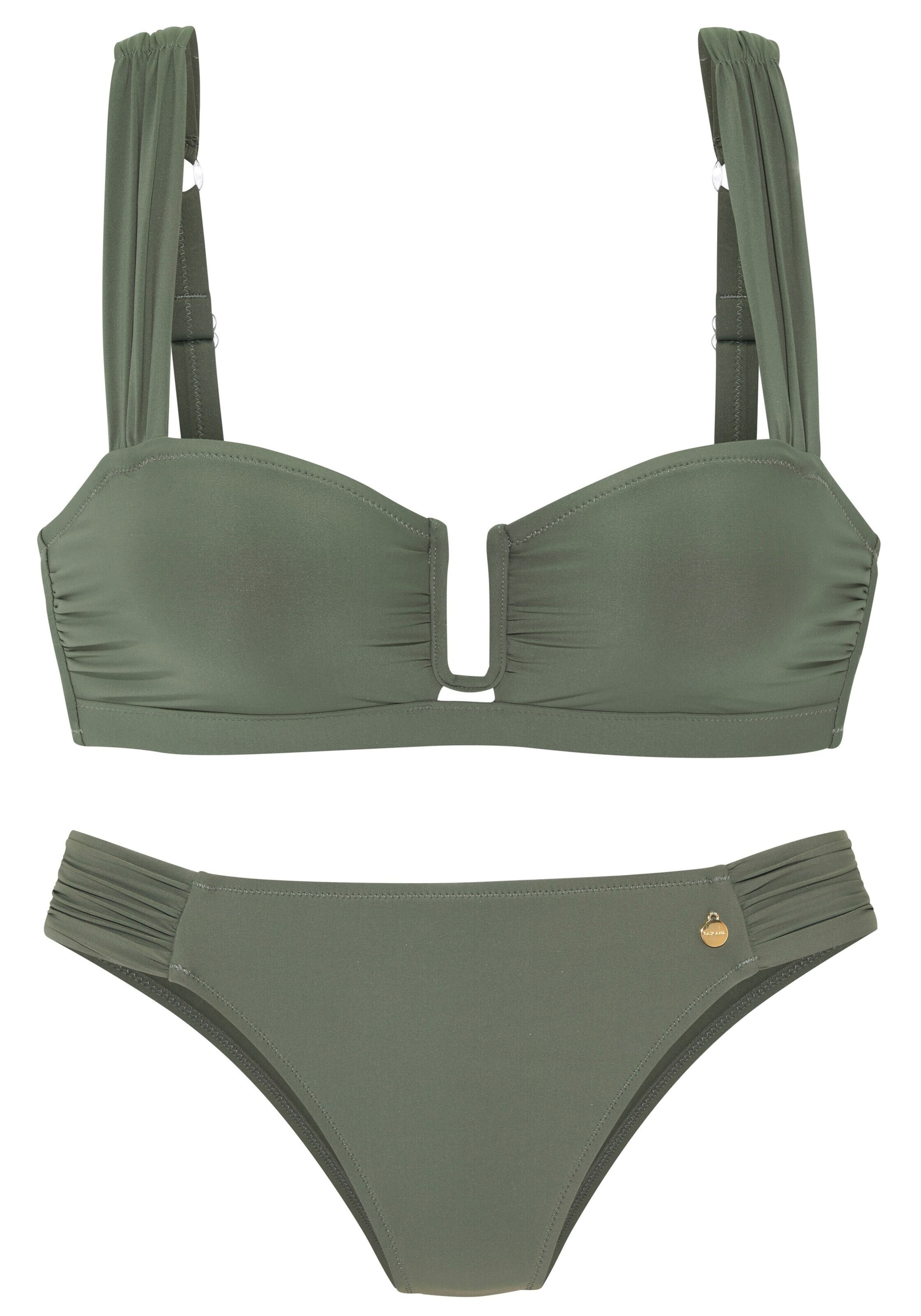 LASCANA Bikini in Groen: voorkant