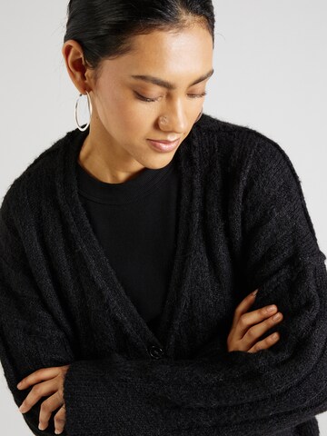 TOPSHOP Strickjacke in Schwarz