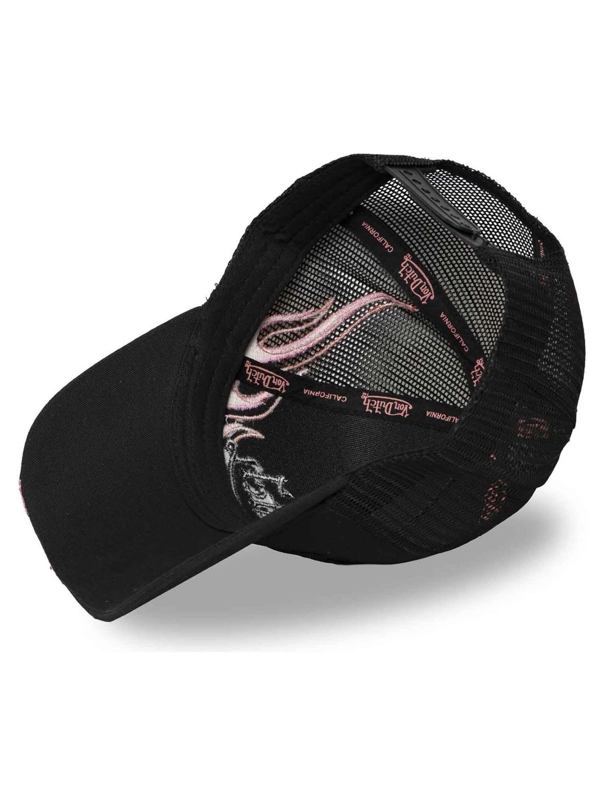 Von Dutch - Gorra 'Gorra von dutch negra pink flames trucker cap 6' en negro