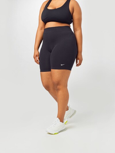 Pantaloni Nike Sportswear pe negru, Vizualizare model