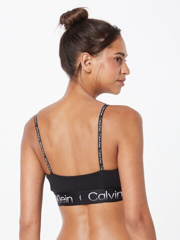 Calvin Klein Sport Triangle Sports Bra in Black