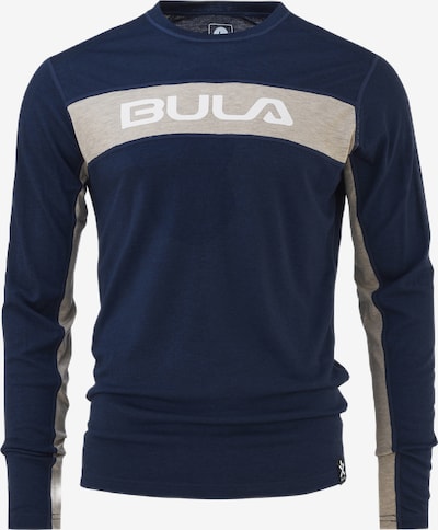 BULA Funktionsshirt in beige / blau / weiß, Produktansicht