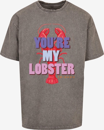 ABSOLUTE CULT Shirt 'Friends - My Lobster' in Grey: front