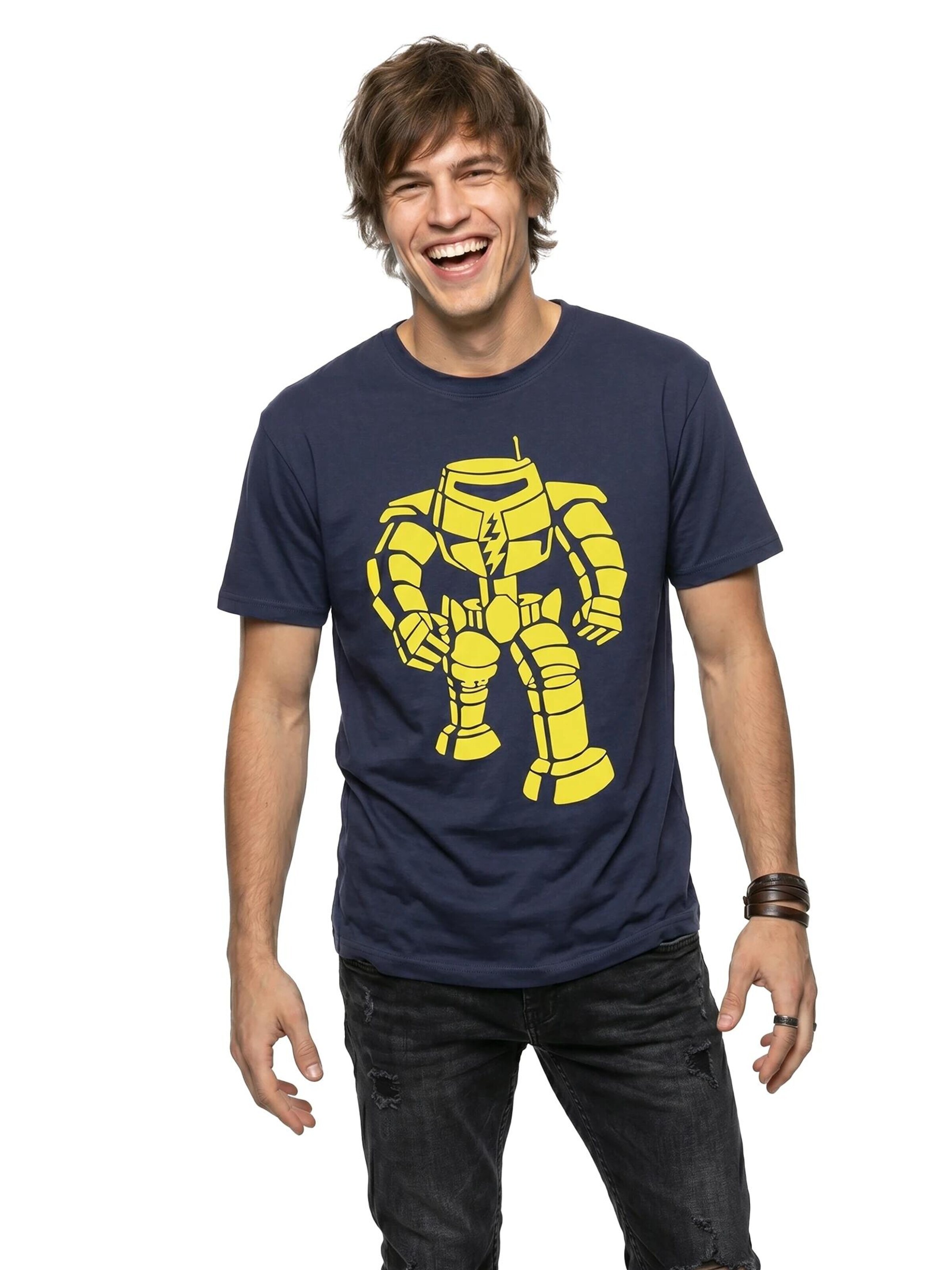 MAKAYA Shirt 'Robo' in Blue
