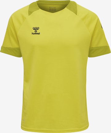 Hummel - Camisola de futebol em amarelo: frente