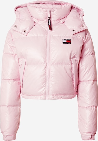 Tommy Jeans Winterjas 'Alaska' in Roze: voorkant