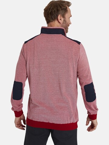 Jan Vanderstorm Sweatshirt ' Alvarin ' in Rot