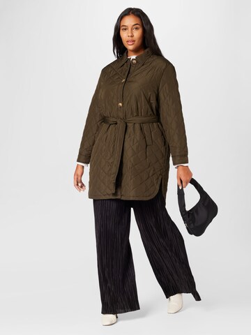 ABOUT YOU Curvy Between-season jacket 'Julie' in Green