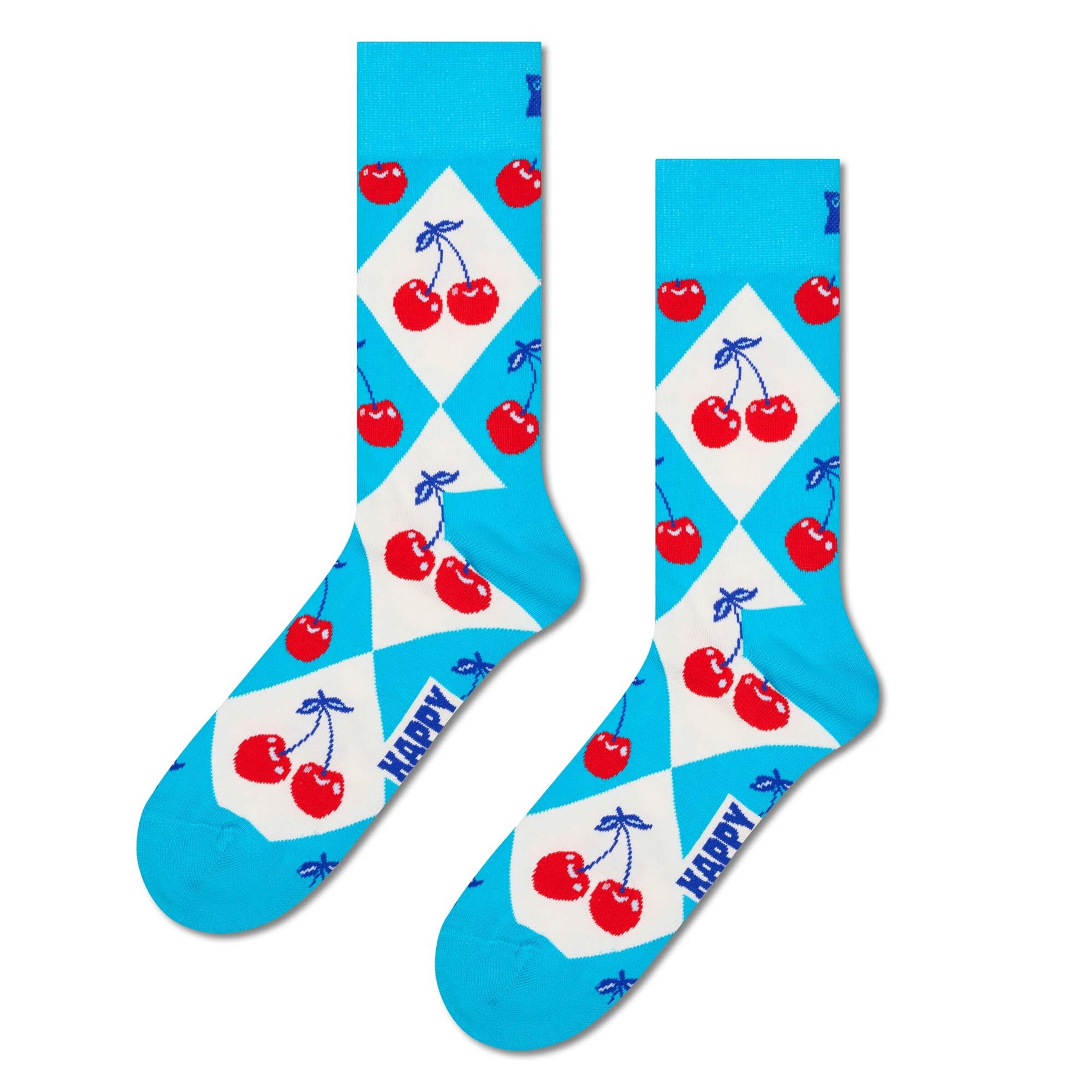 Happy Socks Ponožky 'Cheks and Stripes' – modrá