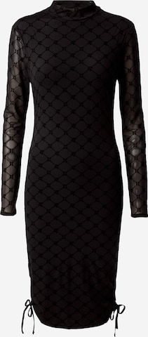 Oval Square Dress 'Fierce' in Black: front