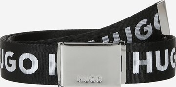 Ceinture 'Garratt' HUGO en noir : devant