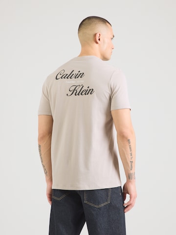 Calvin Klein Jeans Μπλουζάκι '30s' σε μπεζ: μπροστά