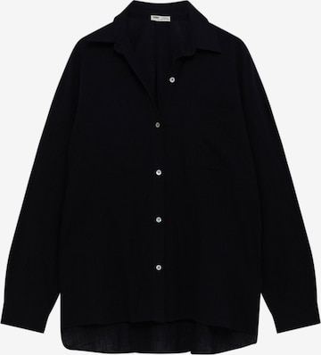 Pull&Bear Blouse in Zwart: voorkant