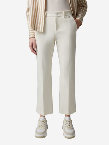 évasé Pantalon à plis 'Joy' BOGNER en beige : devant