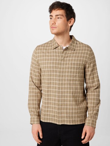 Folk Comfort fit Koszula w kolorze beżowy: przód