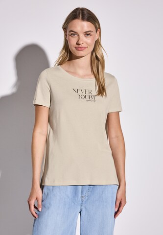 STREET ONE Shirt in Beige: Vorderseite