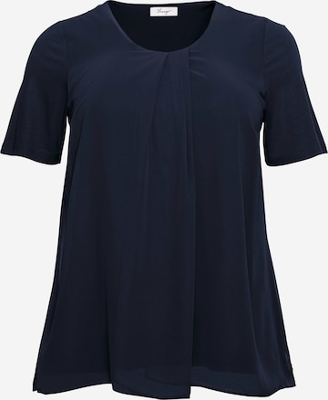 SHEEGO Blouse in Blauw: voorkant