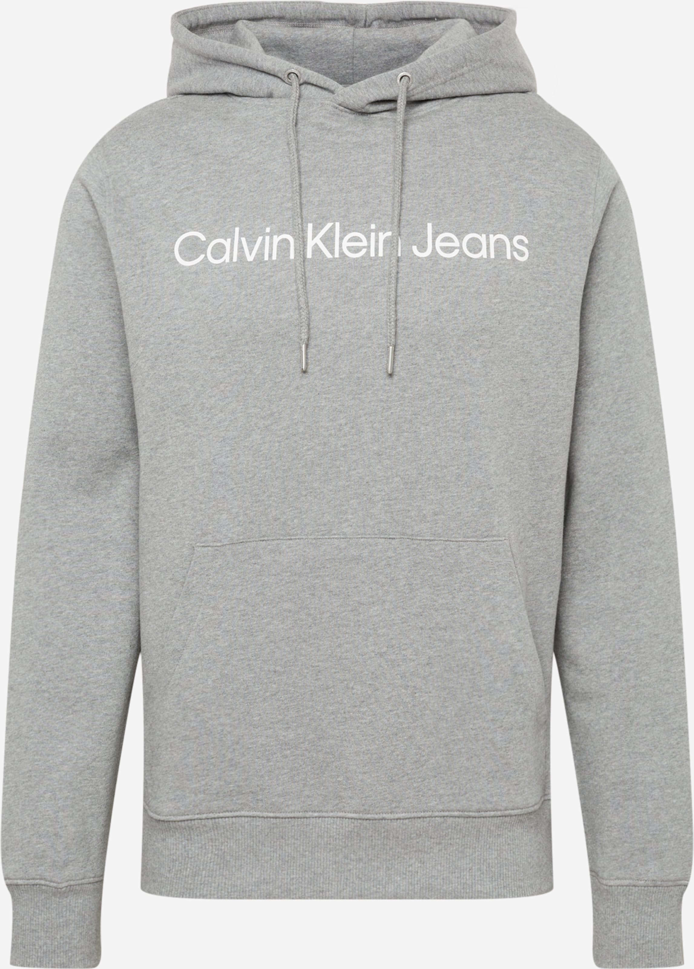 Calvin Klein Jeans Sweatshirt in Grey ABOUT YOU