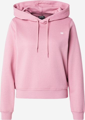 Bluză de molton de la G-STAR pe roz: față